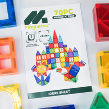 70 pcs Magnetic tiles