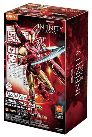 Blokees Figures - Marvel Infinity SAGA - Marvel Heroes Champion Class - Iron Man MK85 EX